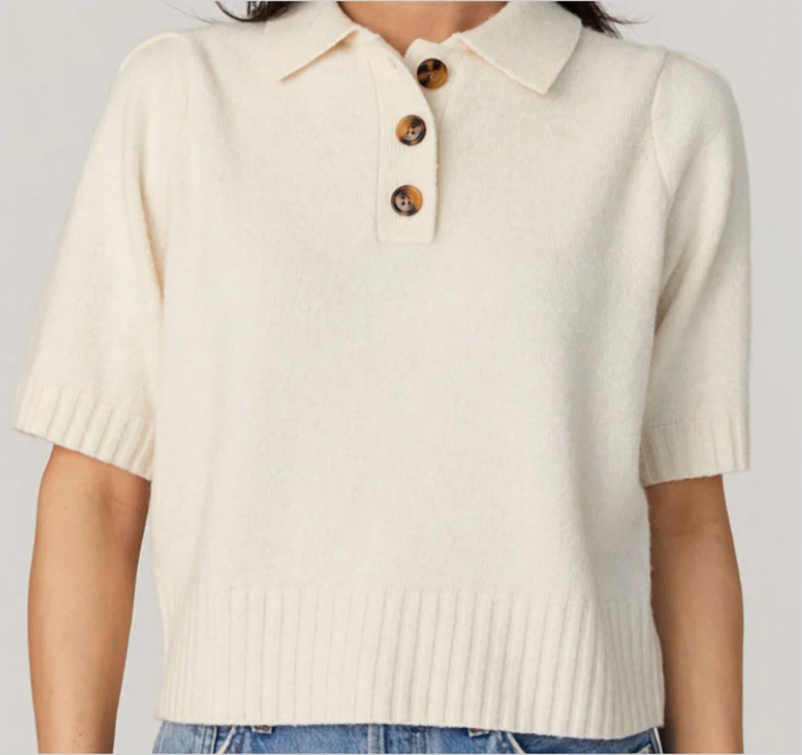 French Connection - Vhari Short Sleeve Button-Up