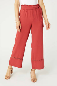 Coco + Carmen - Karsyn Wide Leg With Eyelet Detail Pants