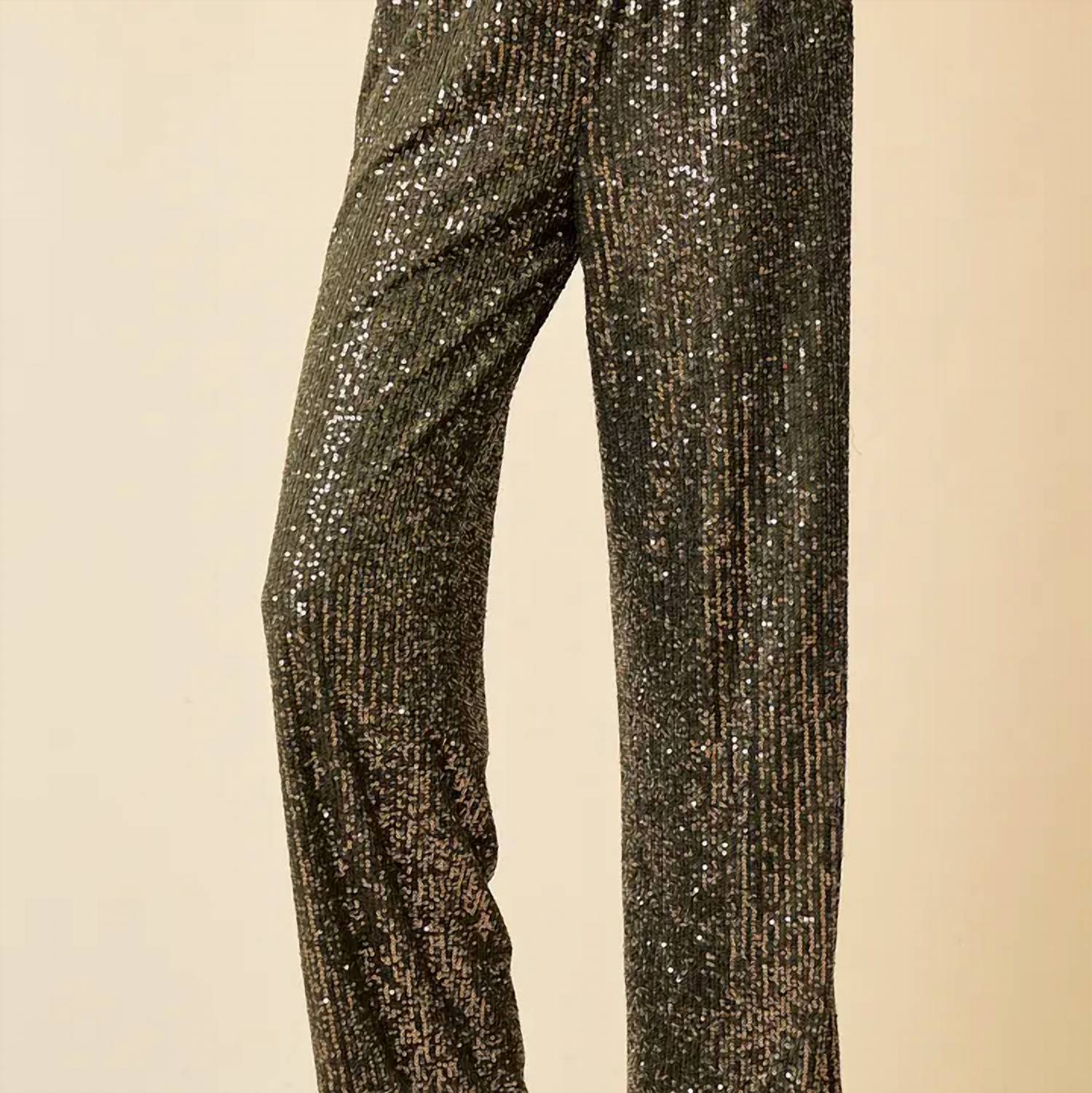 Doe And Rae - Sequin straight pants