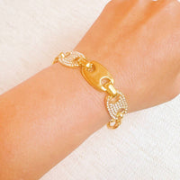 Ellison+Young - Women's Pavé Horse Bit Bracelet