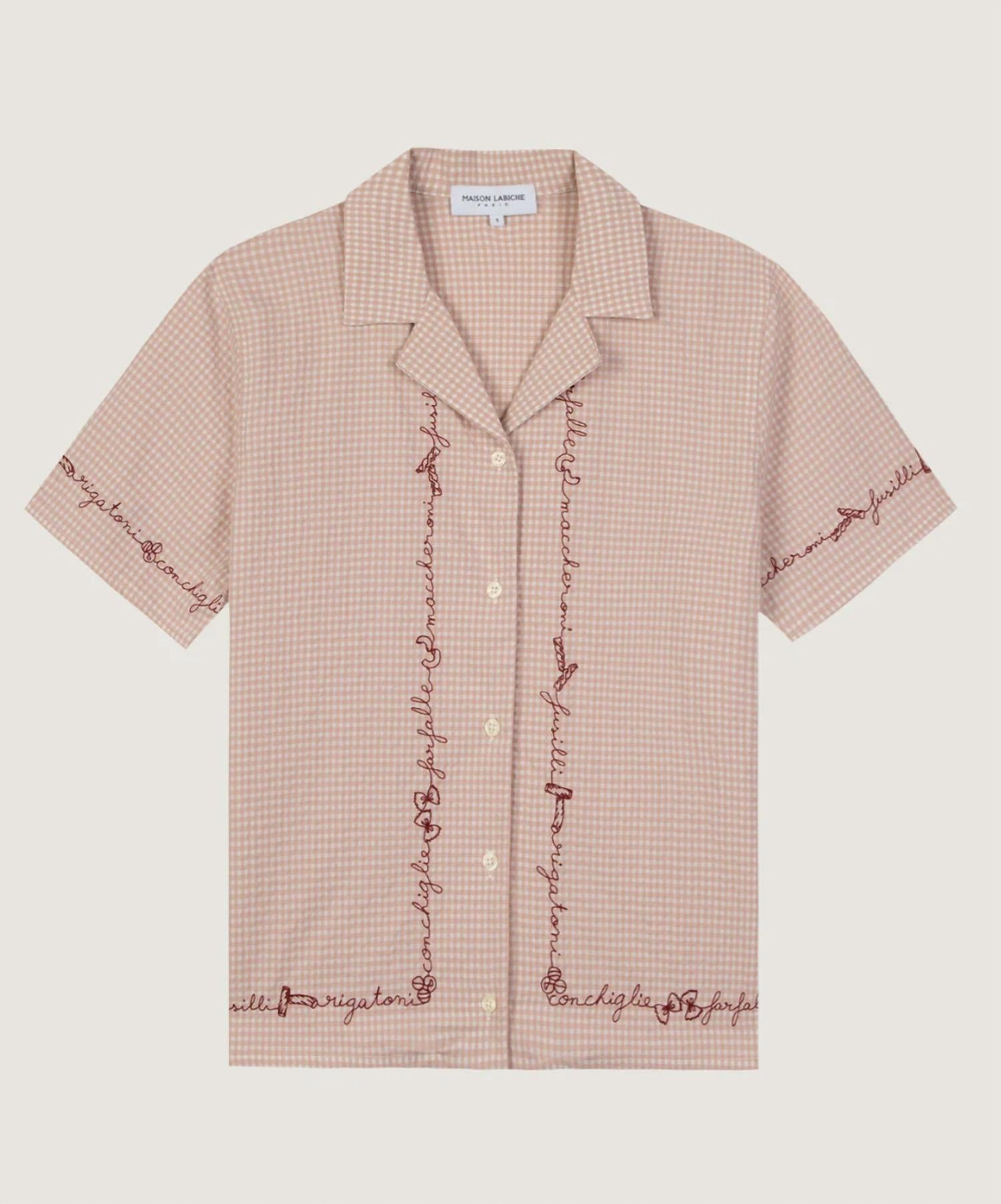 Maison Labiche - Pasta Button Down Tee