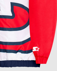 Starter - Men's St. Louis Cardinals Hooded Nylon Full-zip Jacket
