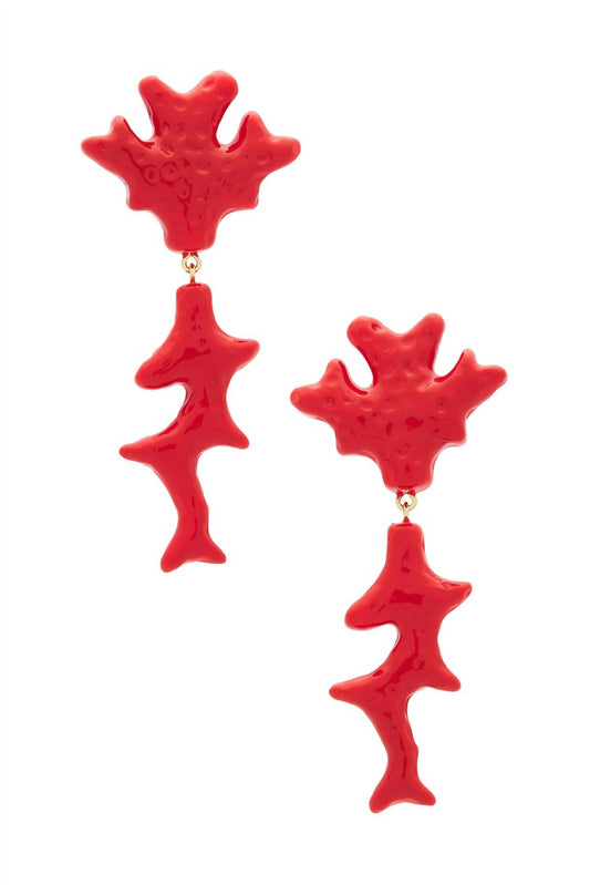 Julietta - Women's Coral Earrings