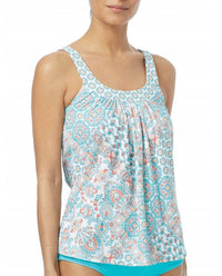 Coco Reef - Tile Mix Larimar Cup Sized Underwire Ultra Fit Tankini Top