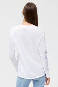 Johnny Was - RILEY SLIT SLEEVE TEE