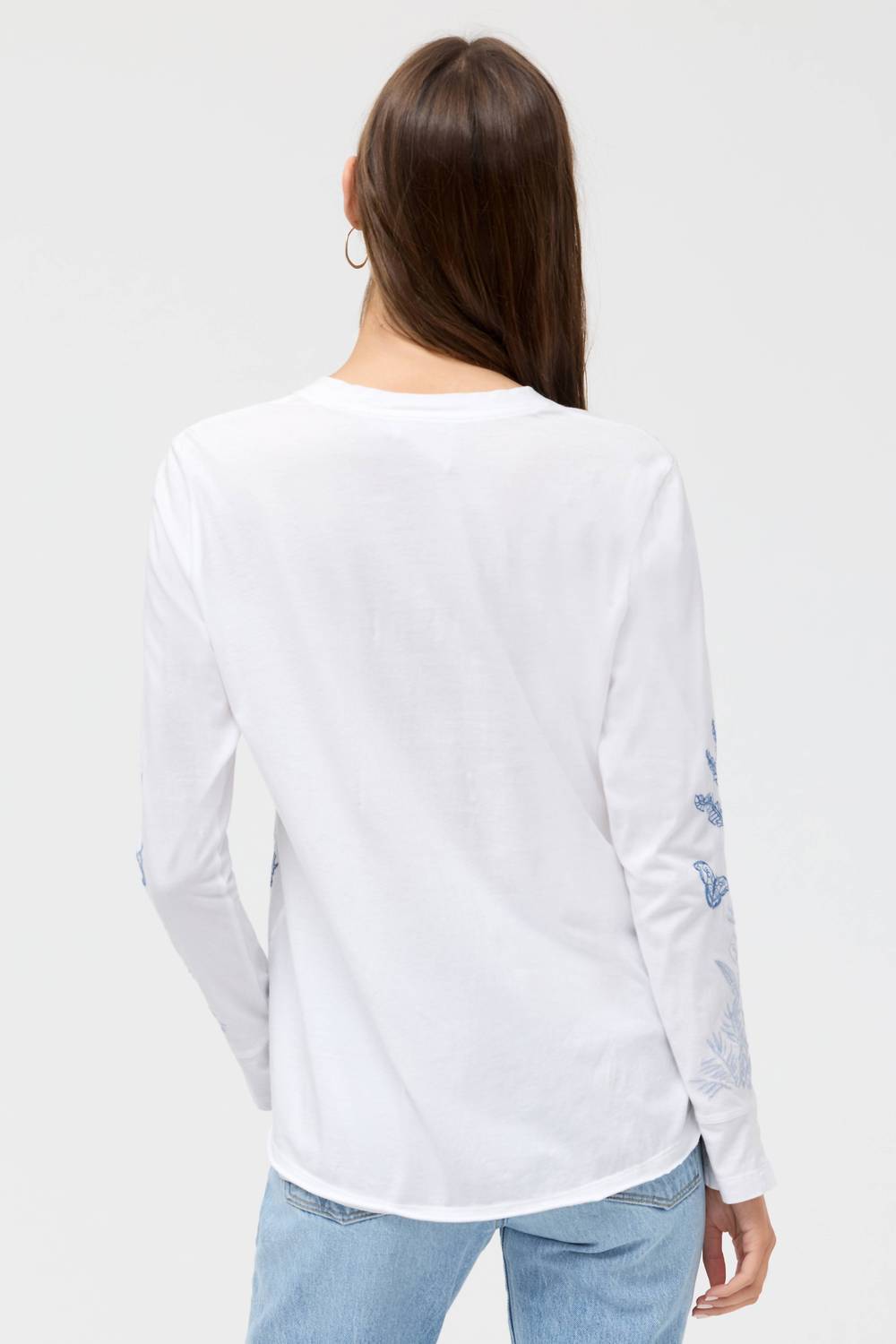 Johnny Was - RILEY SLIT SLEEVE TEE