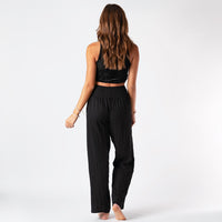 Lotus & Luna - Wide Leg Cotton Pants