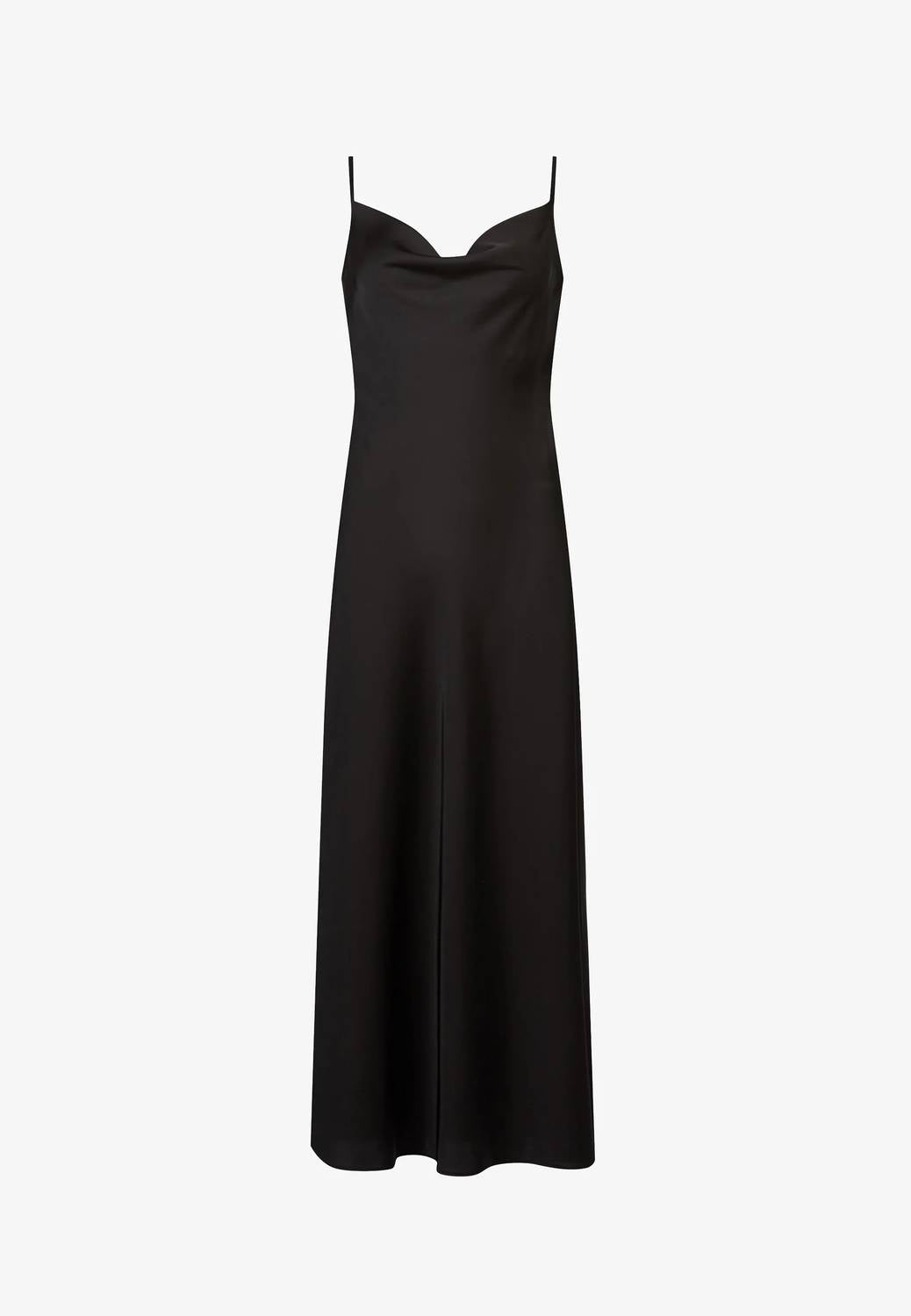 Allsaints - Hadley Cowl Neck Midi Slip Dress