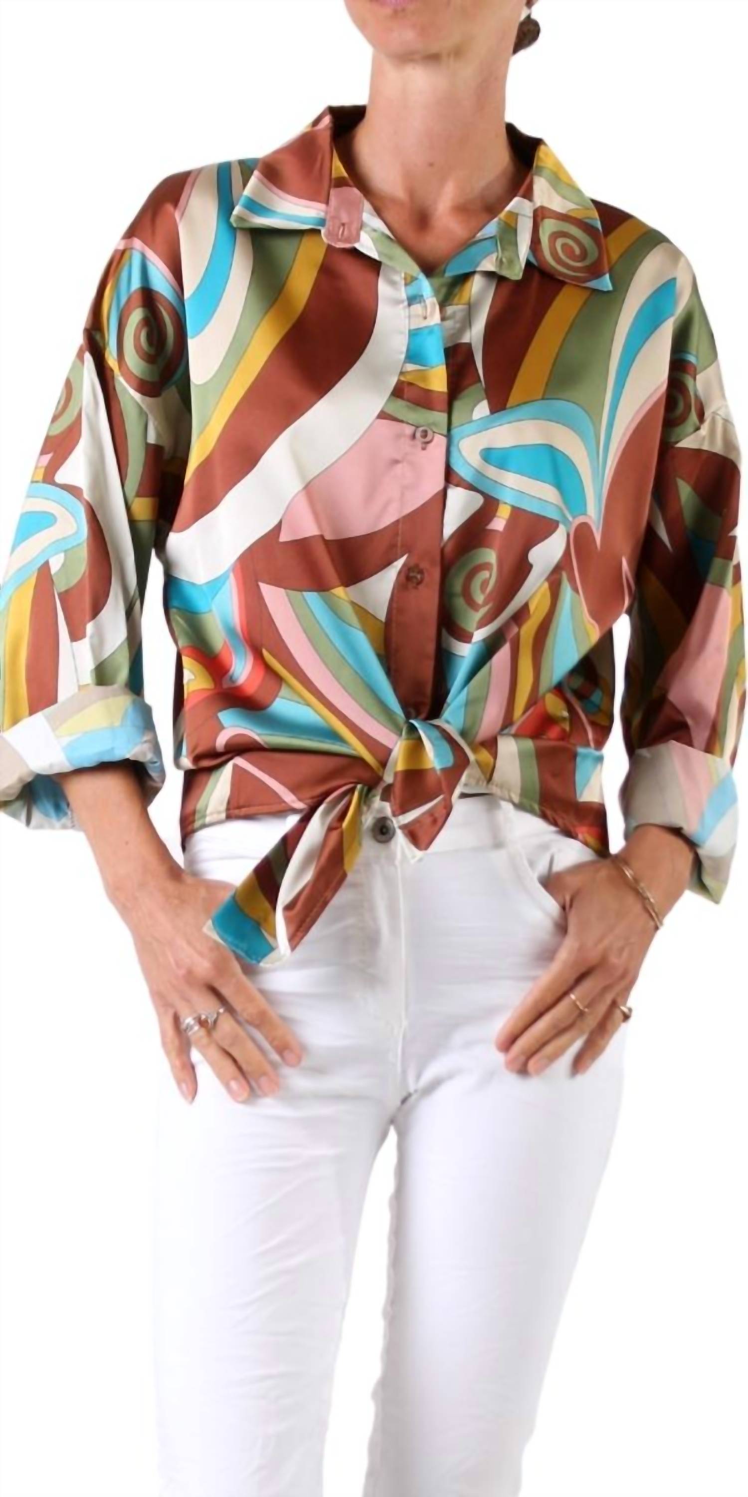 Gigi Moda - Discoteca Button Down Shirt