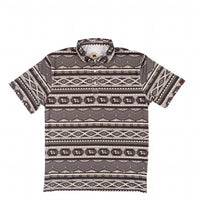Lazy J Ranch - Men's Aztec Print Performance Polo Shirt