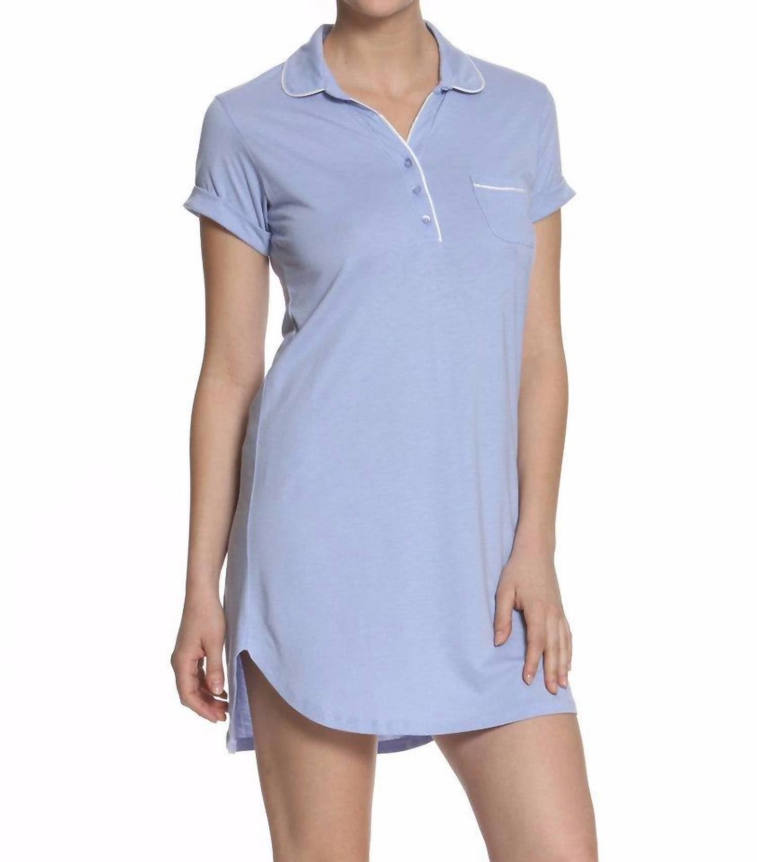 Twelve Eighty Eight - Paige Short Sleeve Pullover Sleepshirt