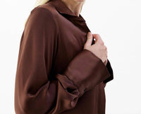 Rag & Bone Venus Lace Cami Blouse in umber - women's blouse - alternate view