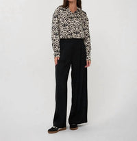 Esqualo - Blyra Oversized City Sign Blouse