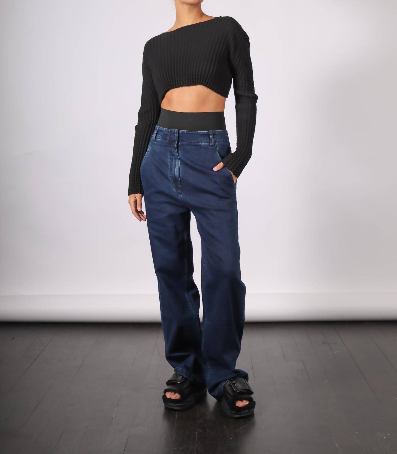 Tibi - Barry Flare Jean