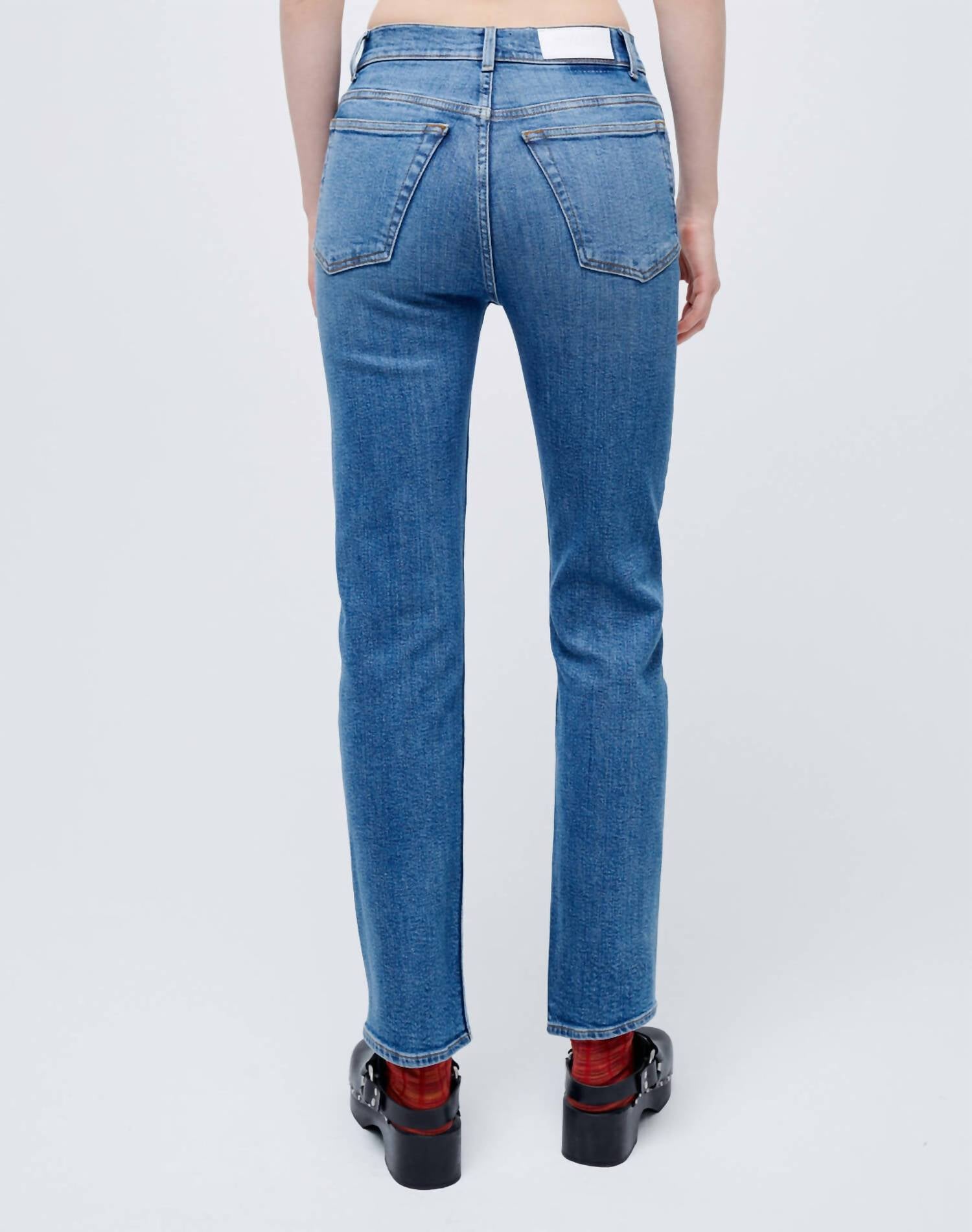 Re/Done - Laguna Extra Stretch 70s Straight Jeans
