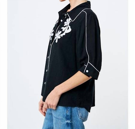 Ciebon - Unna Embroidered Button Down