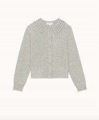 Nation LTD Addie Cardigan in grey - women's cardigan - view 6