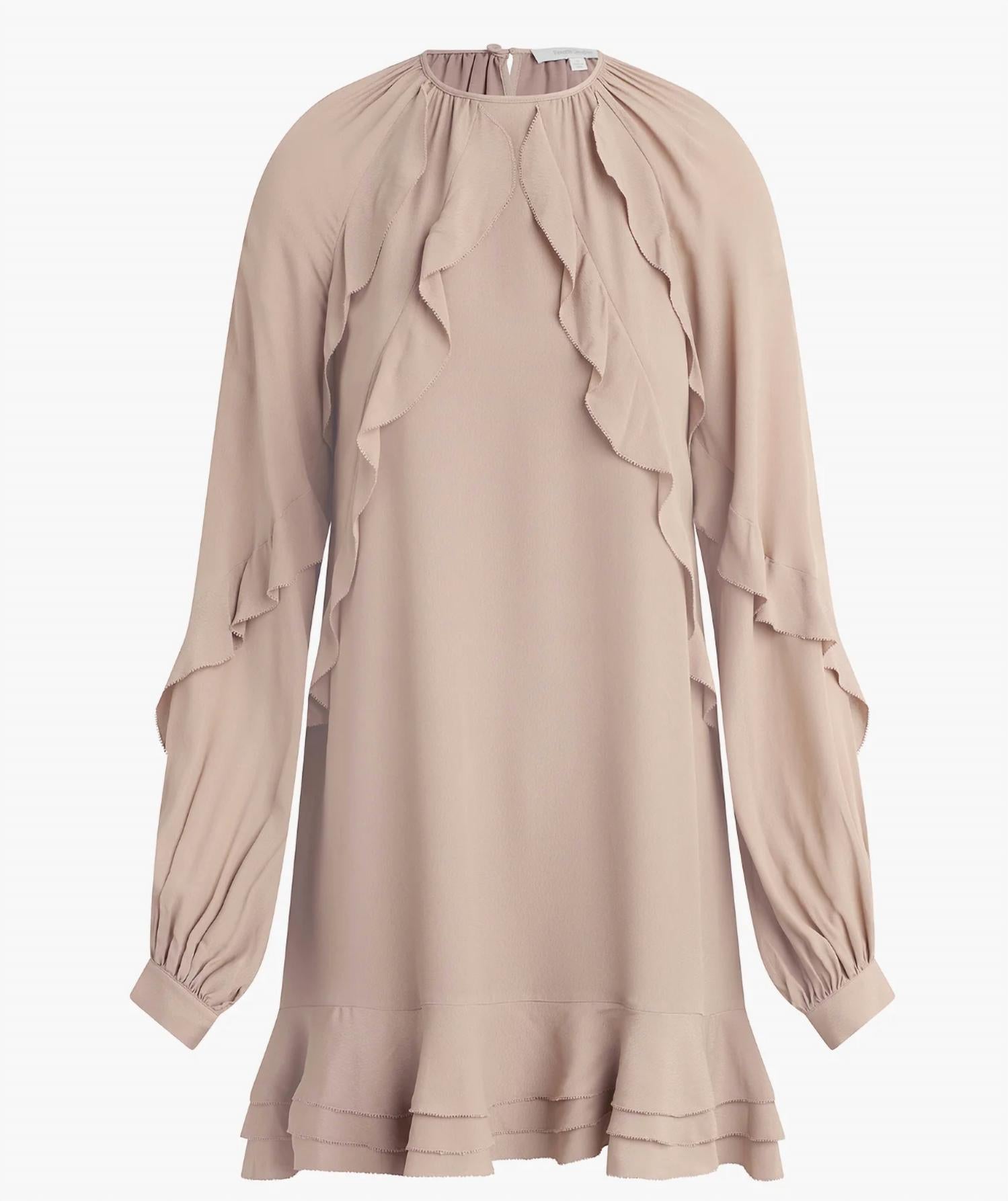 Favorite Daughter Because Of You Mini Dress in mocha 1 - women's dress - alternate view