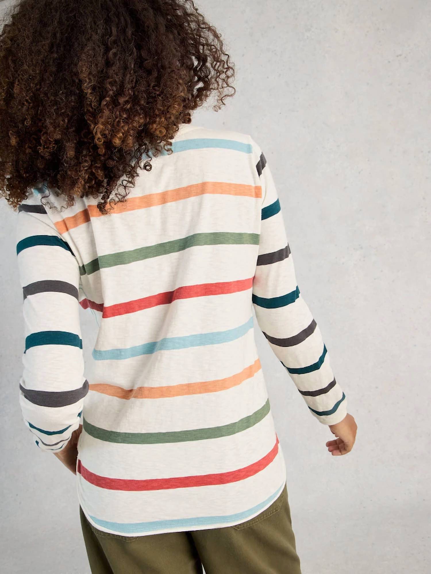 White Stuff - Clara Long Sleeve Stripe Tee