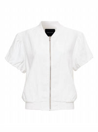 Sanctuary - Everly Linen Bomber Jacket