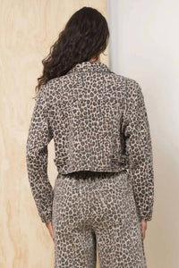 Vintage Havana - Stretch Denim Crop Jacket