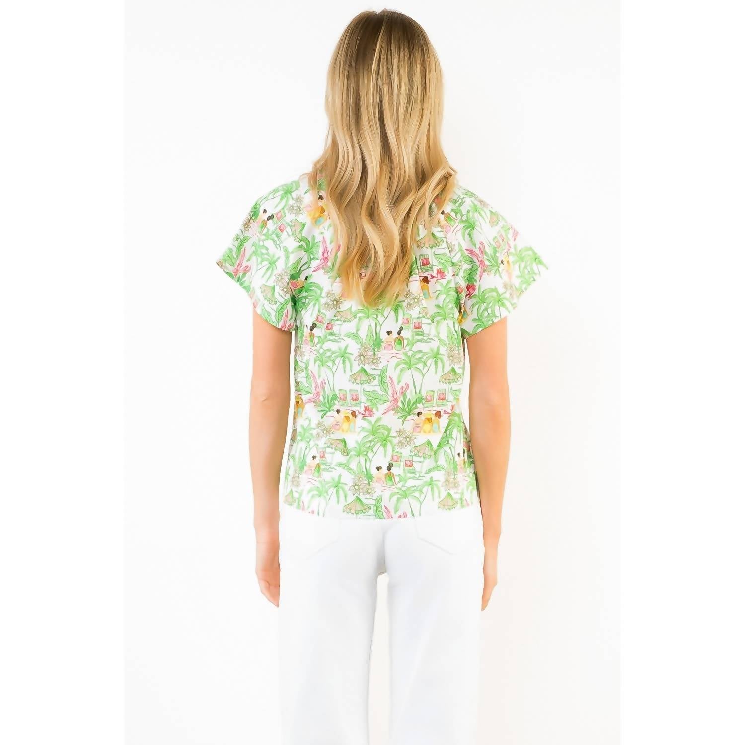 Thml - Vacation Scene Print Top