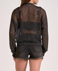 Elan - Star Zip Cardigan