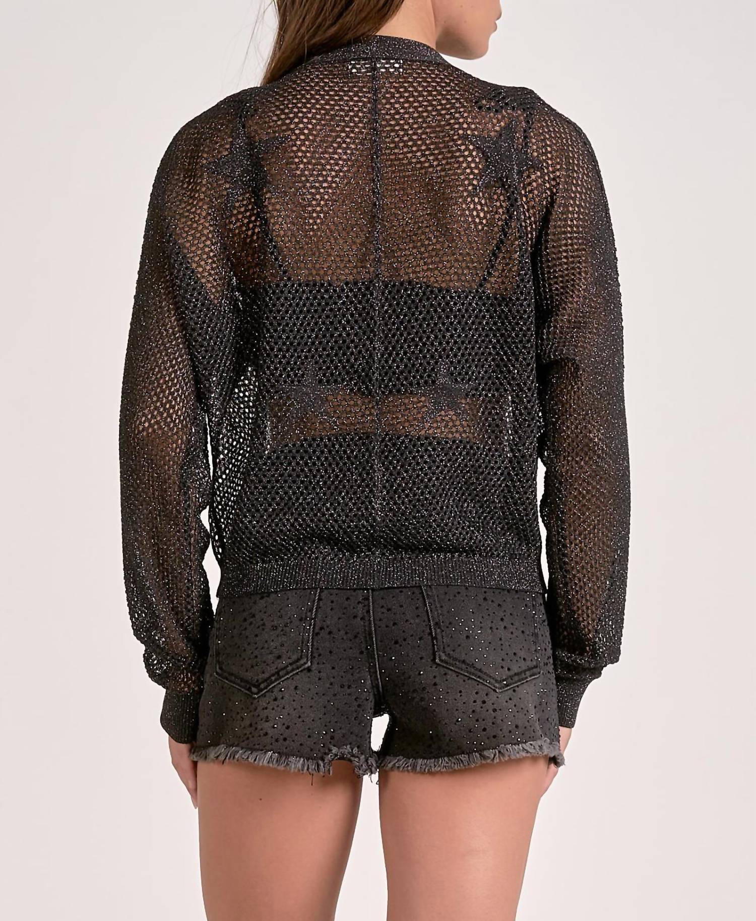 Elan - Star Zip Cardigan