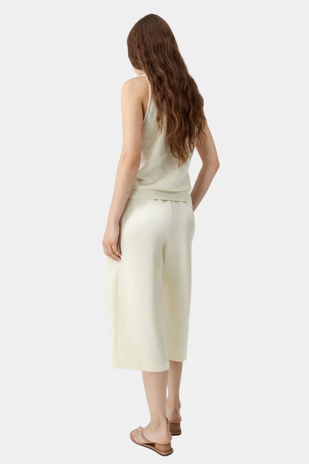 Cordera - Linen And Cotton Flecked Tank Top