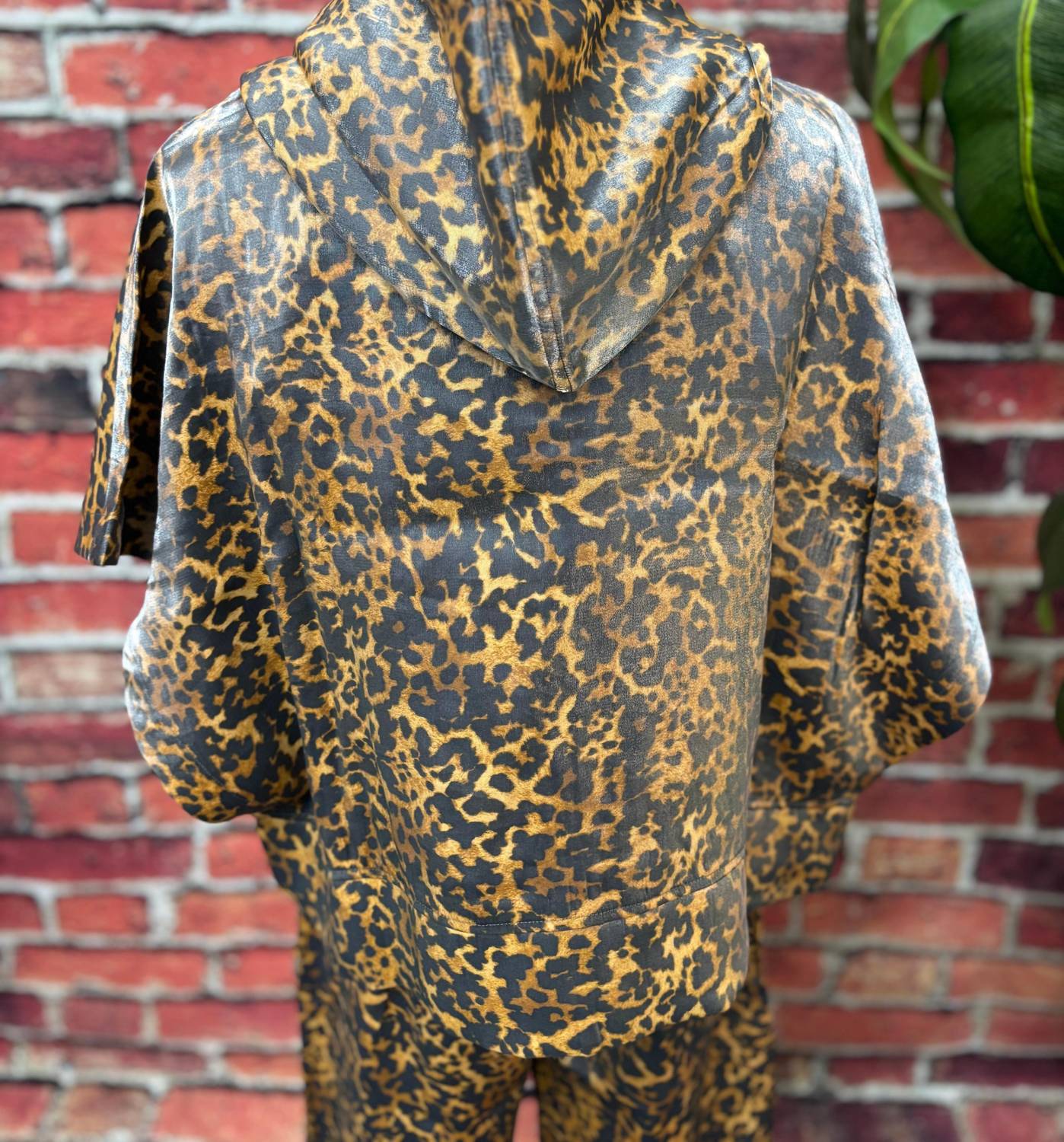 Isle Wild Shine Zip Hoodie in leopard - women's top - view 4