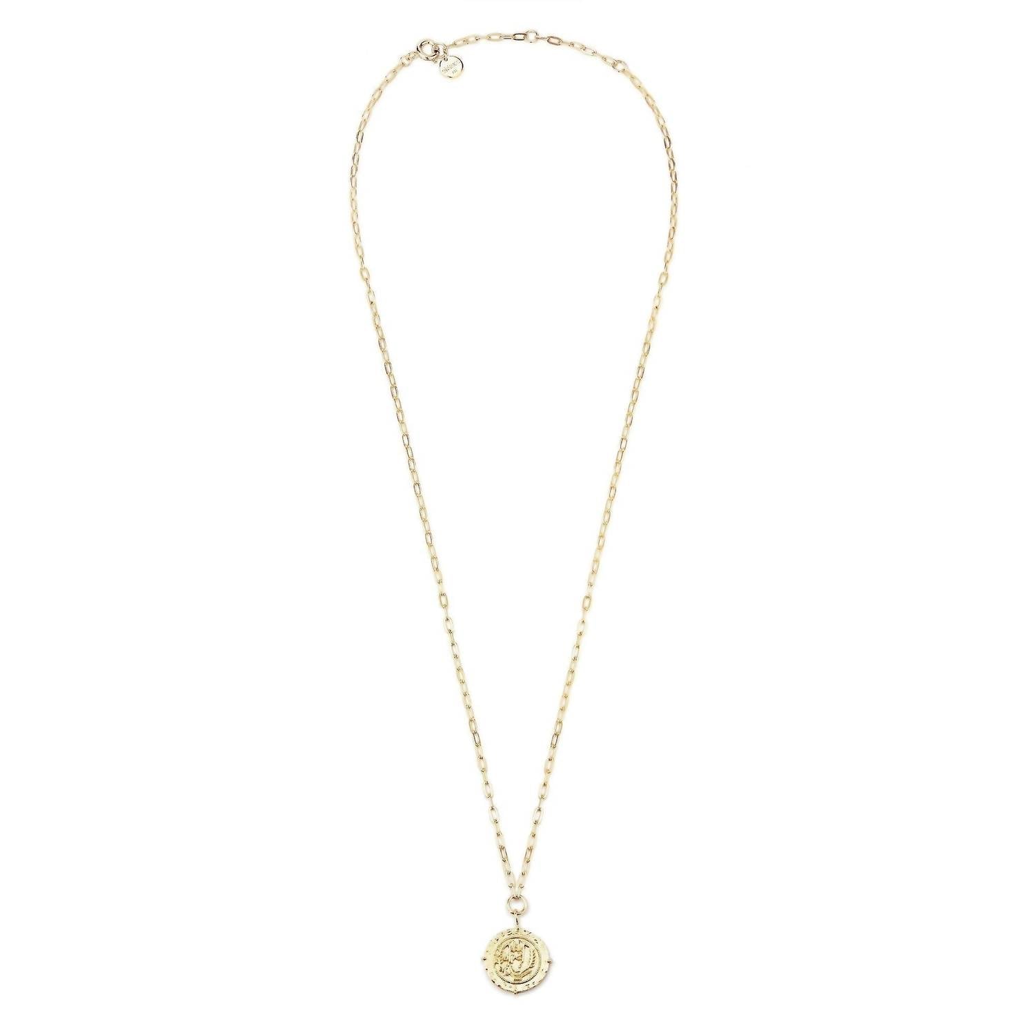 Eklexic - Women's Coin Pendant Necklace