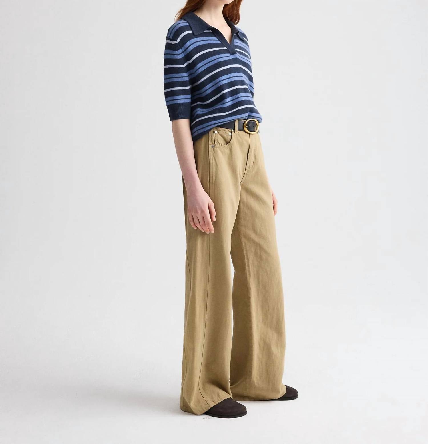 Twp - Slightly Oversized Polo Sweater