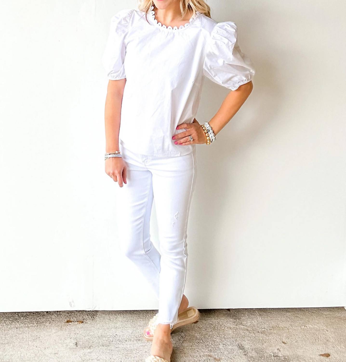 2.7 August Apparel - Orchid Blouse