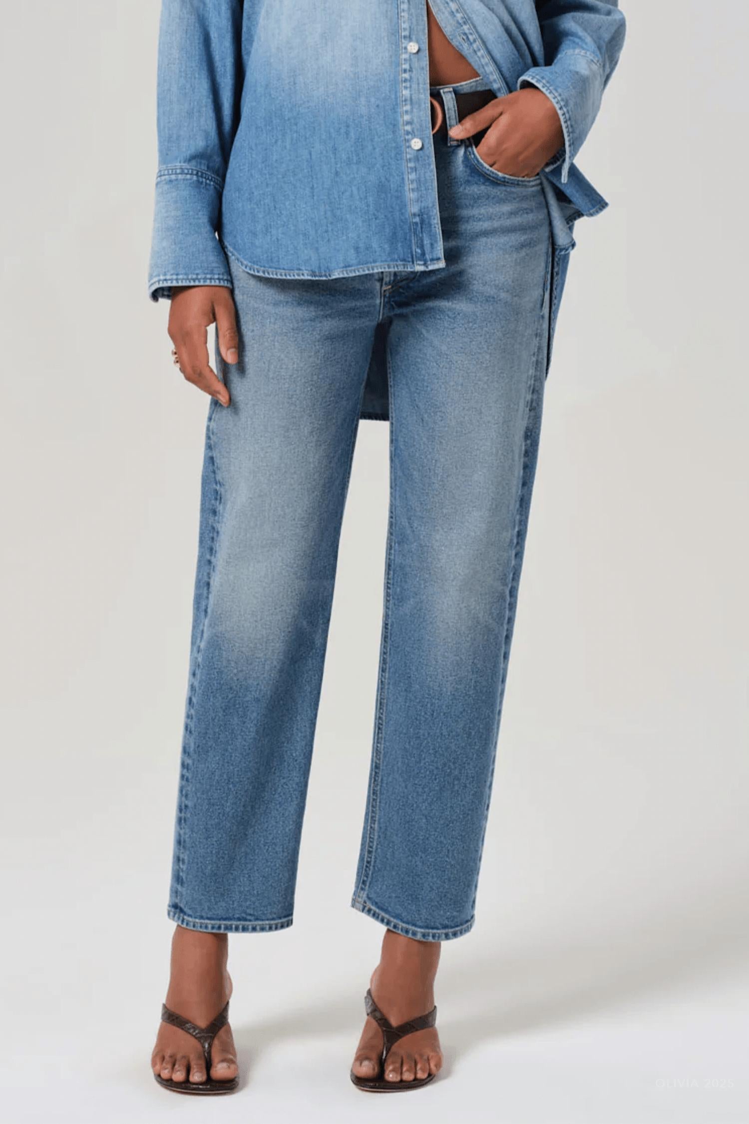 Citizens Of Humanity - Delfina High Rise Straight Jeans