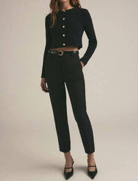 Favorite Daughter Cigarette Straight Leg Pant in black - women's pants - view 4