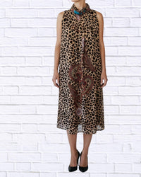 Diva Usa - Print Sleeveless Maxi Dress