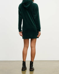 Velvet By Graham & Spencer - Deavy Velour Hoodie Dress