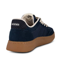 Woden Men's Frode Mesh Sneaker in navy - men's sneaker - alternate view