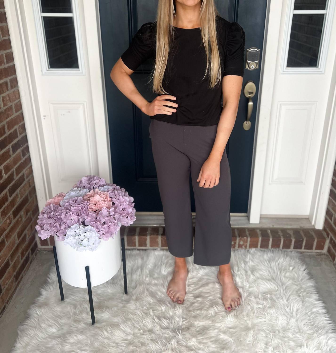 Heimish Usa - Lucy Wide Leg Stretchy Crop Pants