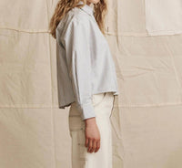 The Great. - Cropped Oxford Shirt