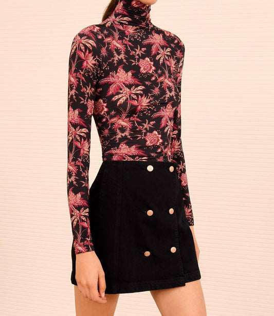 Ulla Johnson - Aurelia Jersey Long Sleeve Turtleneck Top