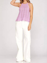 She + Sky - Like You Do Crochet Top