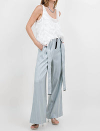 Whiteroom+Cactus - Textured Fringe Double Layer Tank Top
