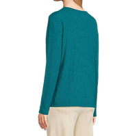 Elliott Lauren - Long Sleeve V-neck Knit Top