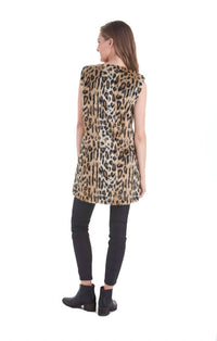 Ariah Animal Print Faux Vest