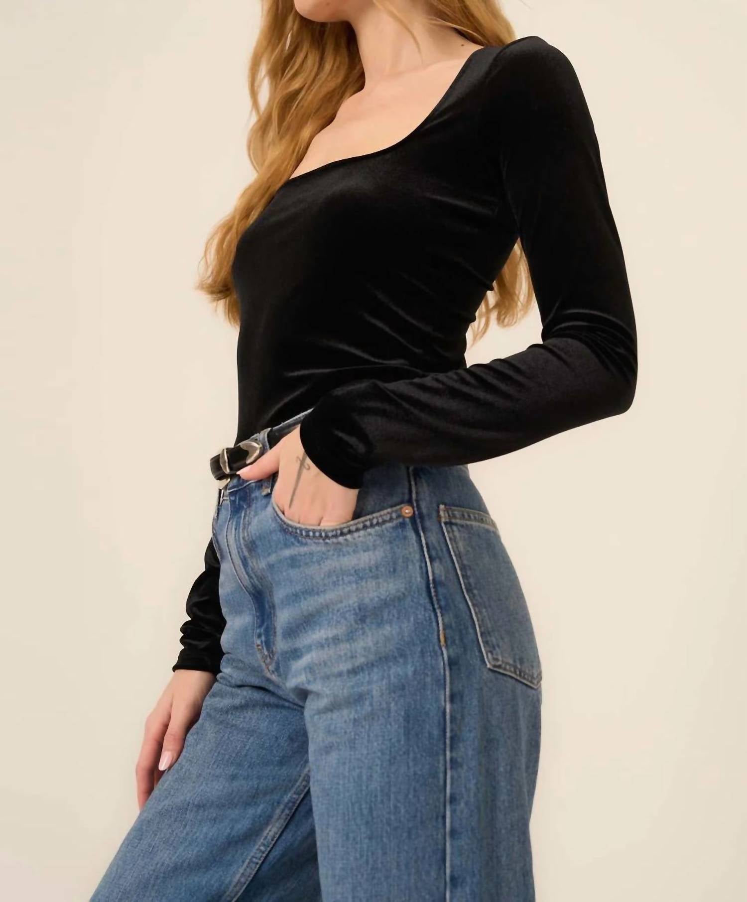 Project Social T - Dream Come True Velvet Top