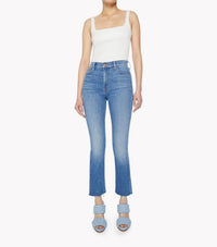 Mother - Mid Rise Dazzler Ankle Fray Jeans