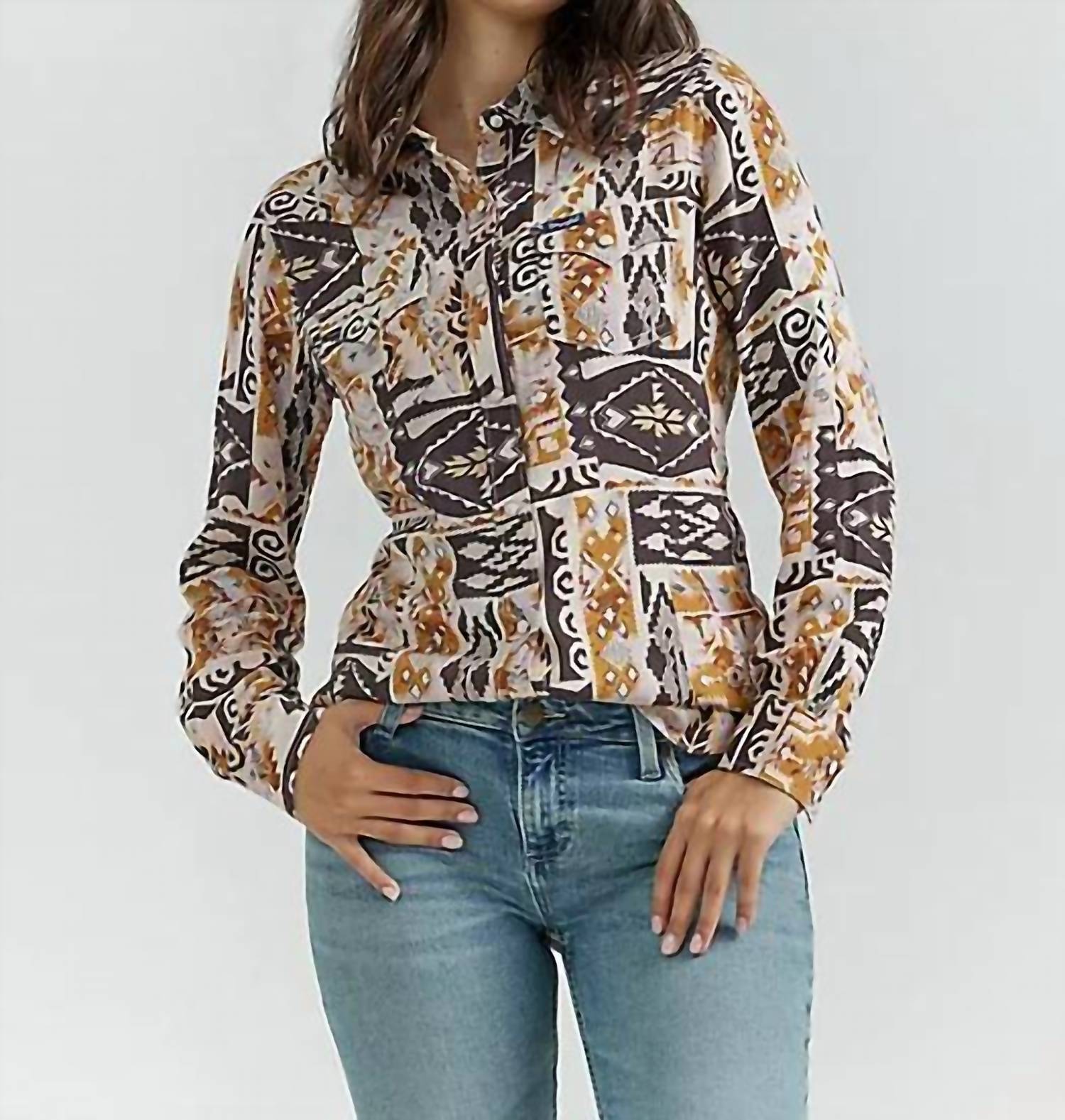 Wrangler - Retro Punchy Long Sleeve Shirt