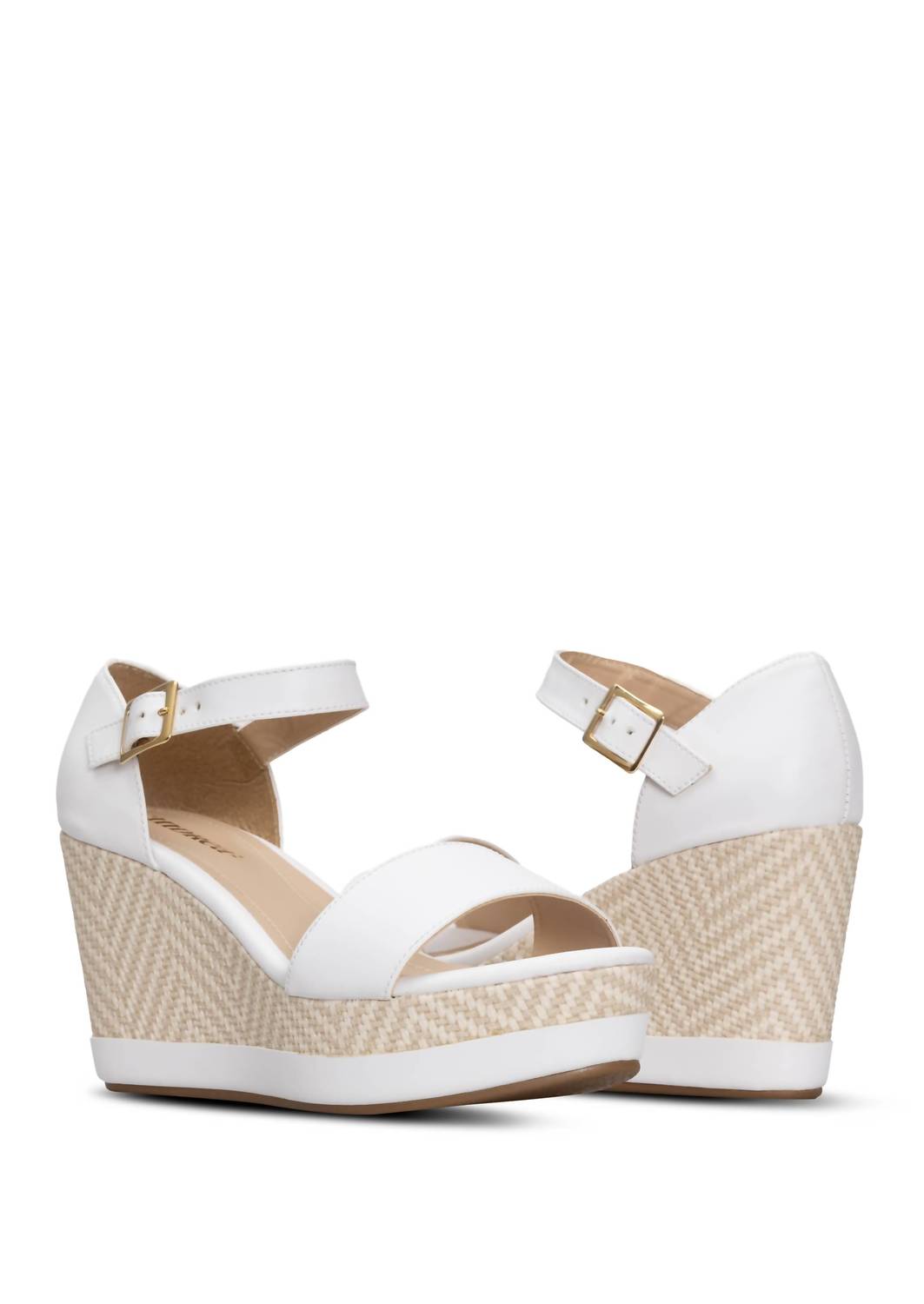 Andrea Women's Wedge Heel Sandal in white - women's sandal - view 4