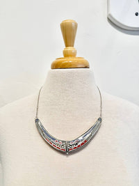 Tibetan Nepali Jewelry - Women's Traditional Sterling Silver Necklace
